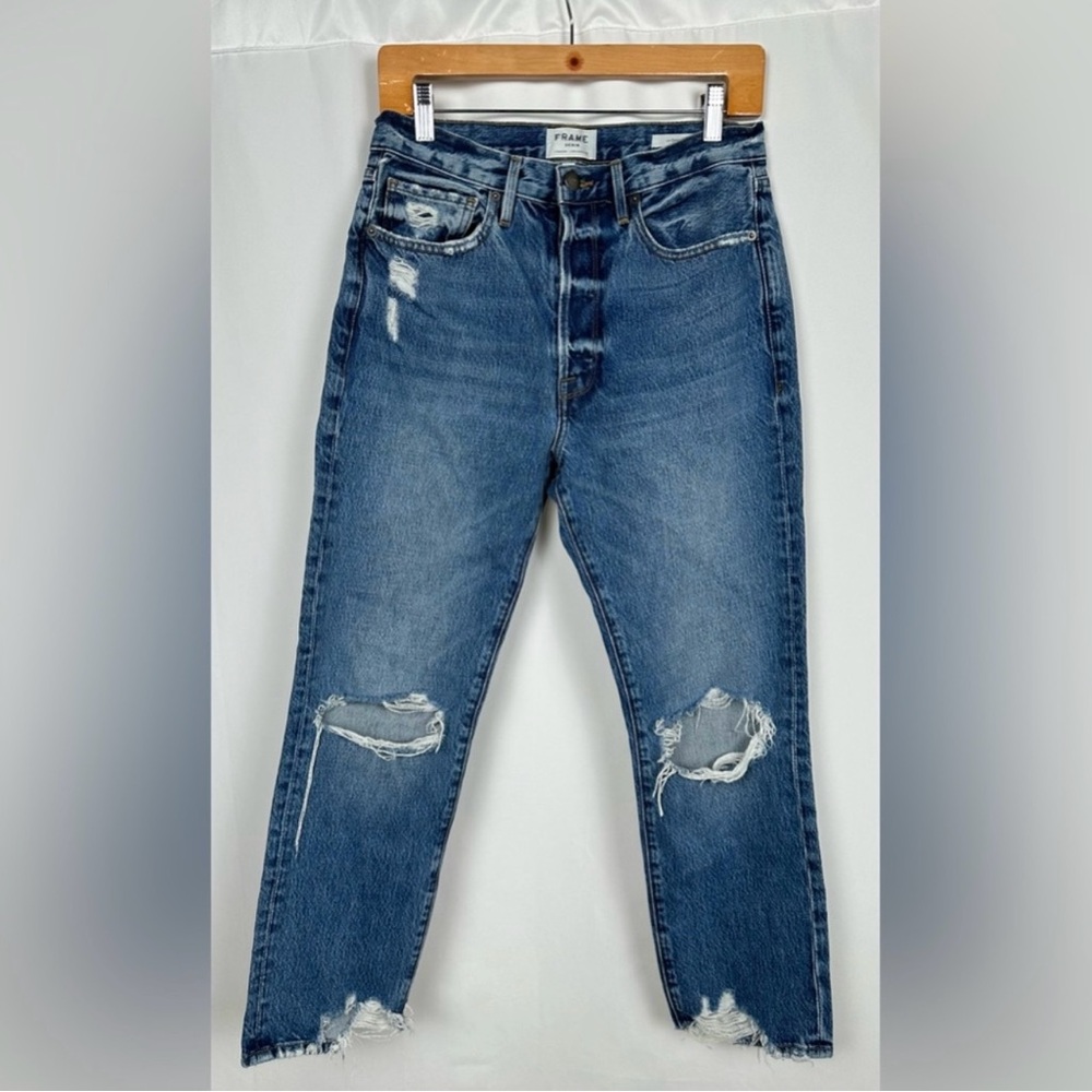 Frame Denim High-Rise Jeans - Picture 1 of 3